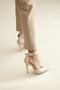 153 Nude Matte 10 cm Women's Stiletto, Platform Heeled Shoes - 4