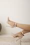 153 Nude Matte 10 cm Women's Stiletto, Platform Heeled Shoes - 7