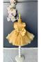 Petite Pompom Baby Girl Newborn Floral Mevlüt Dress Special Day Outfit - 2