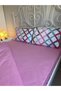 Double Light Pink Colored Elastic Sheet