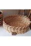 Hasır Bambu Rattan Oval Yassı Bambu Sepet - 3