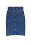 Mavi Yüksek Bel Mini Comfort/Esnek Denim Etek TWOSS20ET0241 - 6