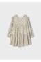 Girl's Brown Dress Printed - 2