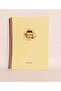 80 Pages Unlined Ring Notebook Coffee Themed 16x22 Cm 60 Gr White Paper