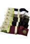 Set of 6 Colorful Men's Premium Bamboo Seamless Booties Socks - 2