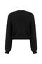 Illas Comfortable Fit V-neck Standard Size Black Color Women's Knitwear Cardigan - 5