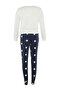Çok Renkli %100 Pamuklu Yıldız Desenli Örme Pijama Takımı THMAW21PT0241 - 9