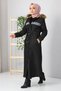 Embroidered Denim Coat Smoked Mi̇h9492