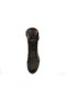 Lace-up Zippered Genuine Leather Boots Brown-nubuck 07 17945-z - 3