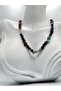 Certified Natural Stone 7 Chakra Onyx Stone Design Necklace - 5