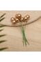 Mini Stringed Berry Ornament Gold 20 Pieces
