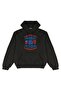 Freedom Printed Oversize Hooded Sweatshirt