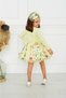 Girl's Princess Yellow Lol Character Birthday Dress - 3