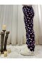 Pocketless Winter Fleece Women's Pajama Bottoms Single Bottom Je23 - 4