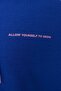 Cobalt Blue Hooded Slogan Printed Knitted Tracksuit Set Tctaw23En00059 - 4