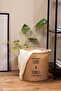 Jute Cabinet Laundry Children's Room Toy Organizer Folding Storage Basket Organizer 30x31 - 2