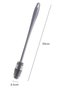 Silicone Baby Bottle Cleaning Brush - 360 Degree Rotary Function, Long Handle Milk Bottle Washing - 6