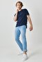Men's Ice Blue Magic Slim Fit Slim Fit Flexible Denim Jean Trousers - 3