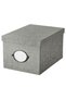 Kvarnvık, Box with Lid, 25x35x20 Cm, Gray
