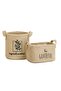 Set of 2 Jute In-Cabinet Laundry Kids Room Toy Organizer Folding Storage Basket Organizer - 7