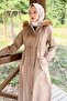 Hooded Zippered Coat Mink 10349 - 2