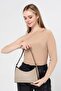 Mink Color Baguette Baguette Hand and Shoulder Bag Gc009023 - 5