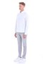 White Comfort Fit Plain 100% Cotton Slim Collar Long Sleeve Classic Satin Shirt - 4
