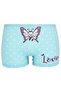 Girl's Happy Butterflies Printed 5 Pack Boxers - 4