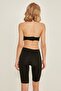 C13004 Women's Seamless Lace Cuffed Long Boxer Black - 5