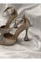 Irına Satin Jewelled Bow Stiletto - 4