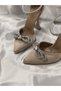 Irına Satin Jewelled Bow Stiletto - 5
