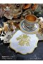 Gold Glitter Cocktail and Coffee Side Serving Napkin 6 Pieces - 2