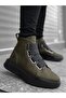 Khaki Banded High Poly Sole Men's Sports Boots Lvo202210ek310