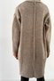 Women's Brown Long Double Pocket Standard Size Knitwear Cardigan - 5