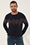 Men's Navy Blue Sweater G021Sz0Tk.000.1388114 - 3