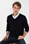 Navy Blue Men's Sweater G021SZ0TK.0001388586 - 3