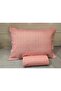 Cotton Single Bed Sheet and Pillowcase - Salmon 100X200 cm - 3