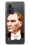 Xiaomi Redmi Note 11E Case 0.4mm Silicone Patterned Tuxedo Ataturk