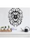 Natural Wooden MDF Laser Rustic Living Room Sconce Wall Decoration with Lion Lion Patterned Reflection Design - 4