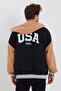 Unisex Hooded USA Embroidered College Jacket - 7