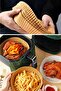 ® 50 Pieces Air Fryer Baking Paper Disposable Air Fryer Round Plate Model - 4
