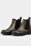 Women's Green Genuine Leather Chelsea Boots & Booties, Size 35-41 - 3