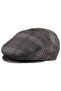 Warm Winter Plaid Eared Hat (58-59 Cm) (Standard Size) - 2