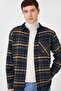 Men's Green Plaid Shirt 3WAM60122HW