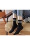 3 Pairs Unisex Washable Colorful Striped College Tennis Socks - 3