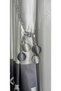 4 Roller Background Curtain Gathering Apparatus for Cornice, Antrisite-ecru Ceiling Bracket Curtain Ornament - 2