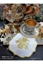 Gold Glitter Cocktail and Coffee Side Serving Napkin 6 Pieces - 3