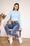 Women's Blue Crop Body - 5