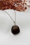Black Agate Stone Necklace