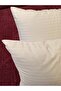 Cotton Satin Cover Set of 2 Striped Pillowcase , 50x70 cm - White - 2